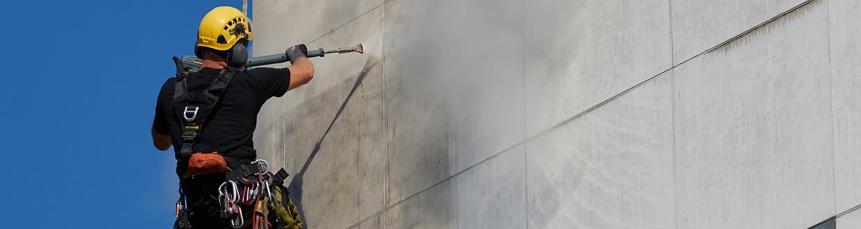 شستشوی نما با واترجت