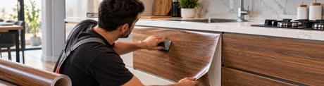 نصب برچسب کابینت