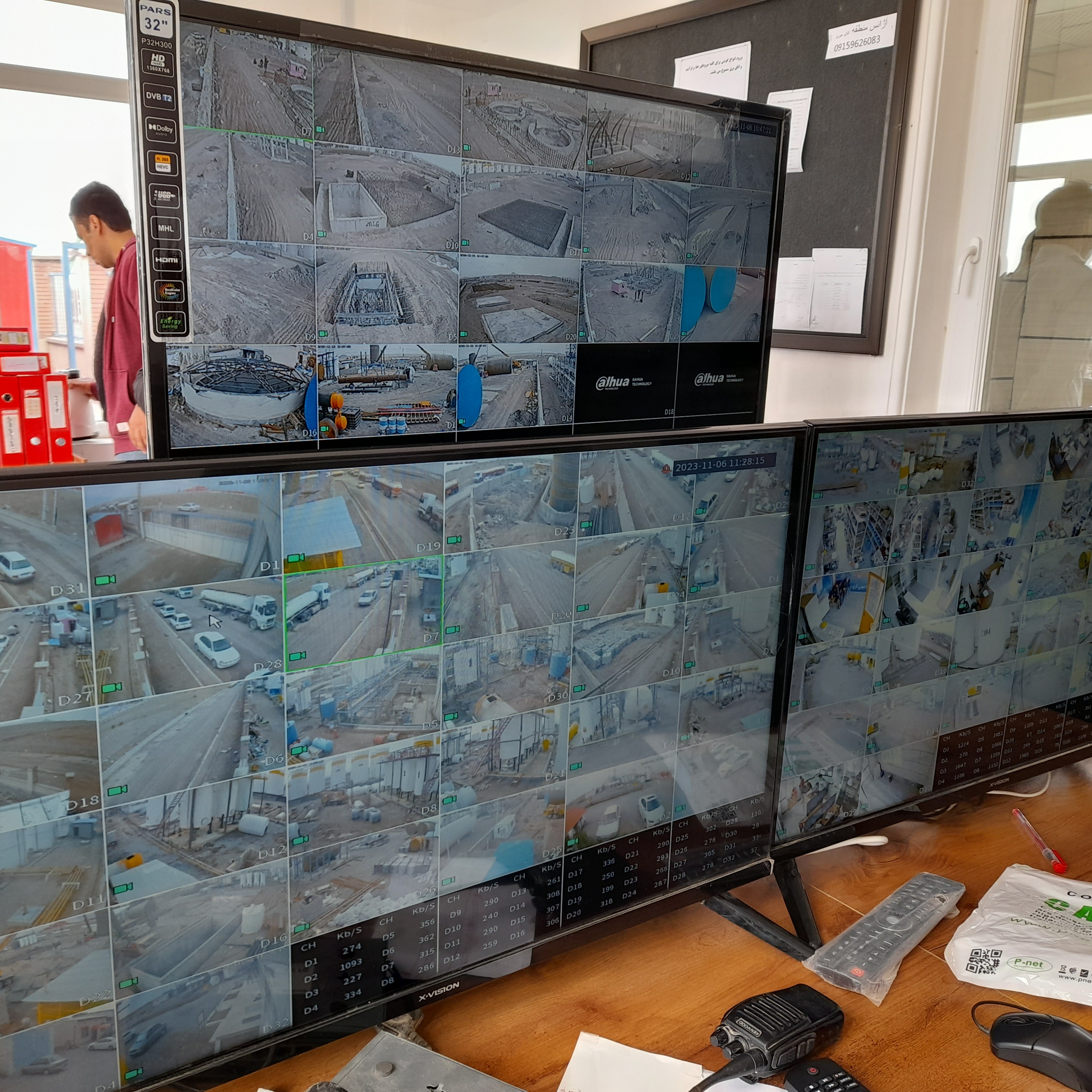 نصب دوربین های ایستگاهای اتش نشانی