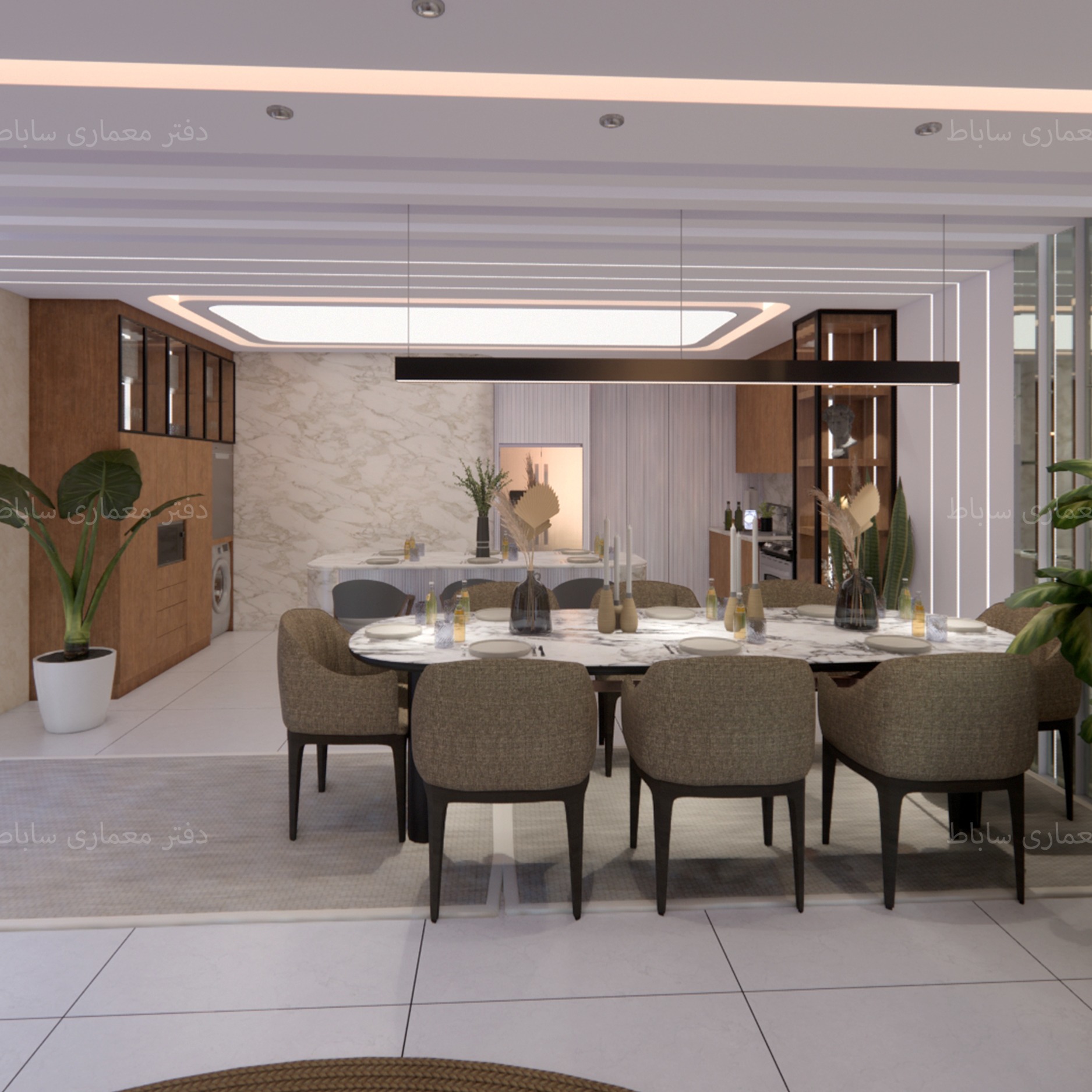 طراحی داخلی پروژه مسکونی