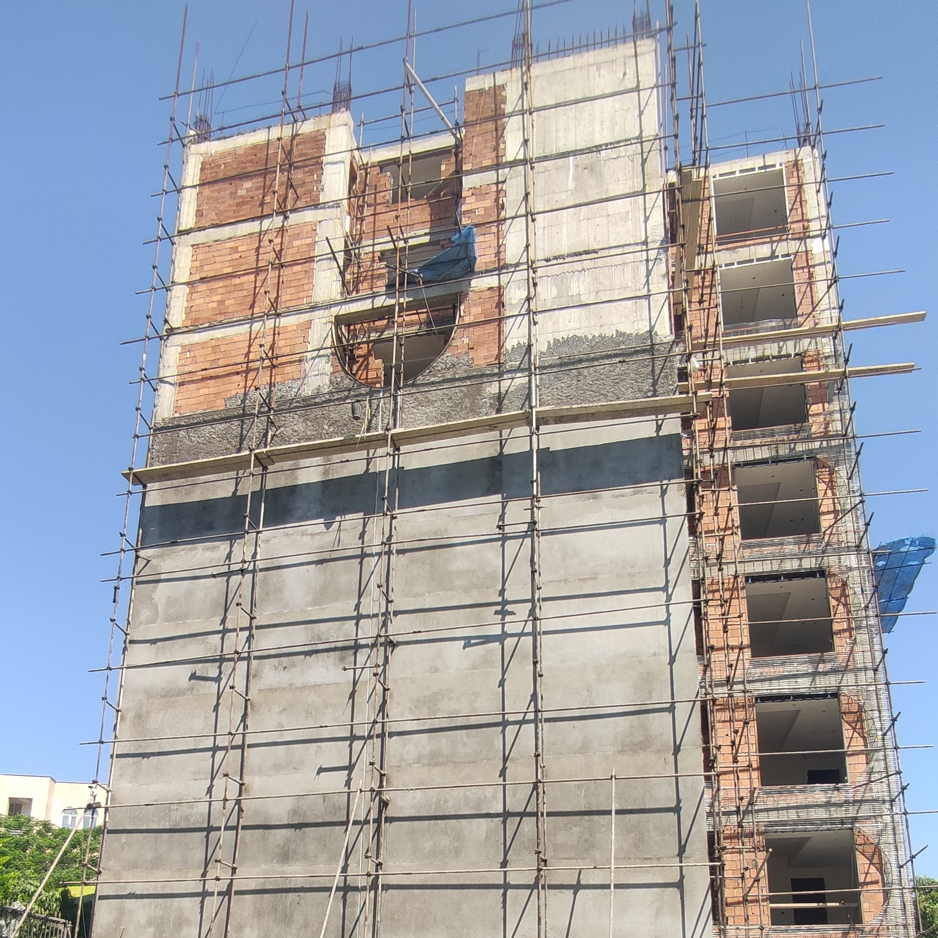 اجرای نمای سیمانی