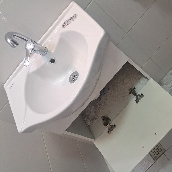 نصب روشویی کابینتی وساده