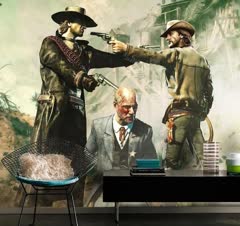 نصب پوستر و کاغذدیواری