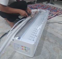 نصب کولر گازی LG در ۲ ساعت