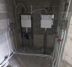 اجرای لوله کشی اب و فاضلاب