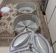 تعویض بلبرنگ و کاسه نمد و کمک فنر لباسشویی دوو