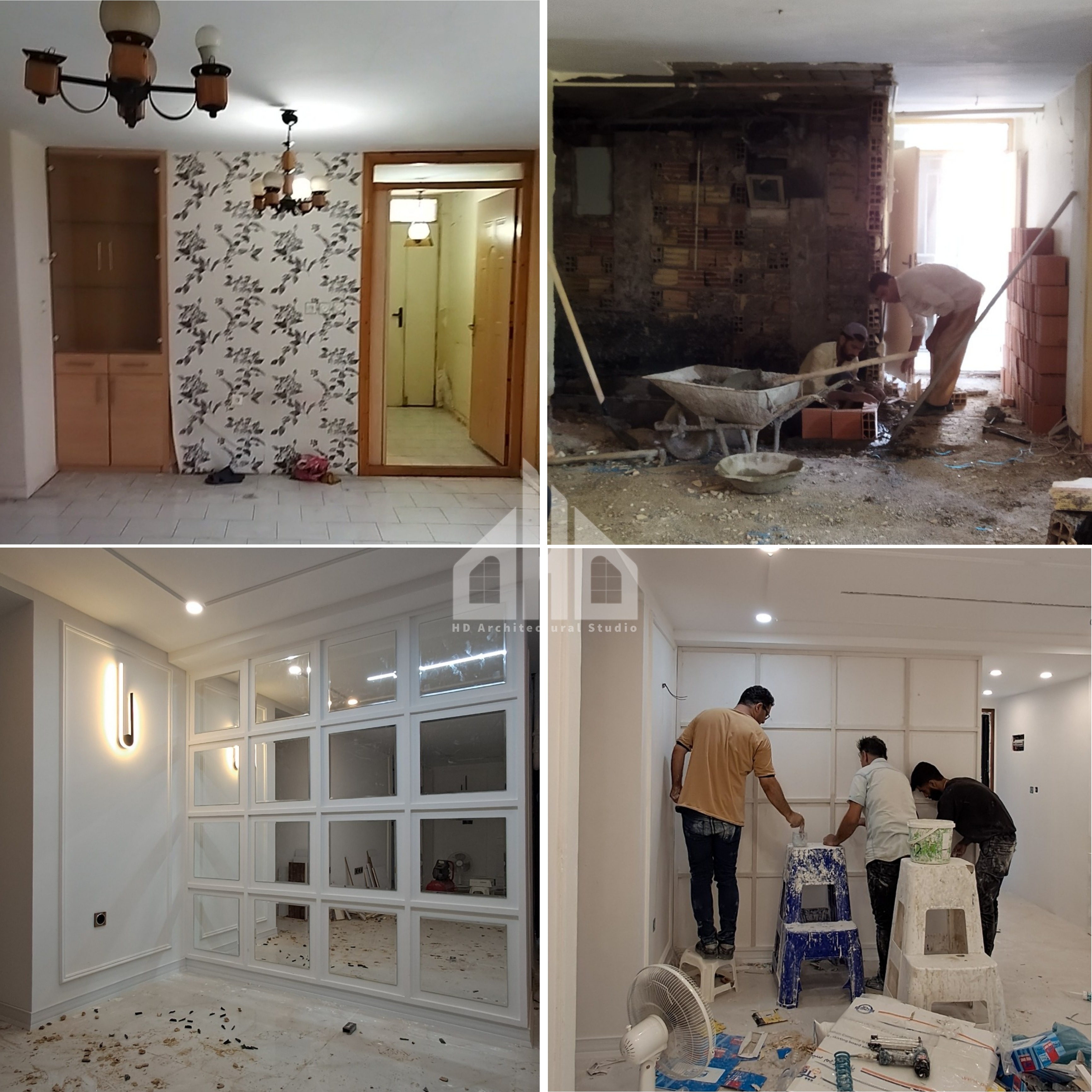 بازسازی واحد ۱۱۰ متری بهارستان