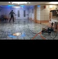 نظافت راه پله و مشاعات با دستگاه کارواش صنعتی