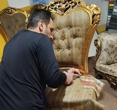 تعمیر انواع مبلمان راحتی استیل و کلاسیک و صندلی ناهار خوری