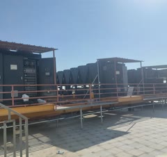 راه اندازی۳ دستگاه چیلر  ۱۱۰۰ تن در مجموع