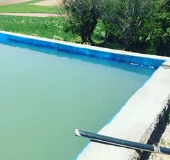 اب بندی و رنگ آمیزی استخر کشاورزی