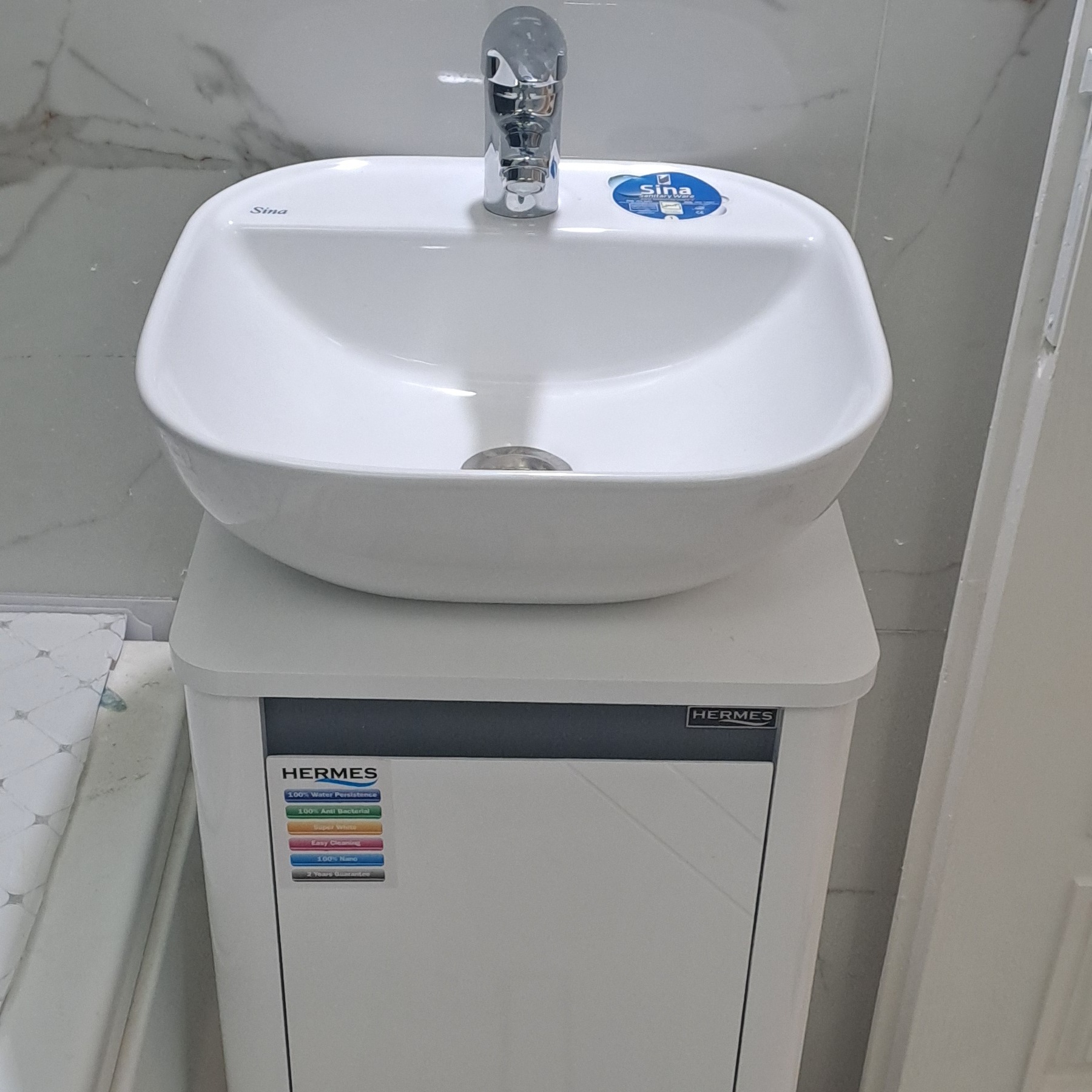 نصب کابین روشویی