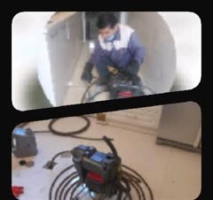 لوله بازکنی با فنر برقی