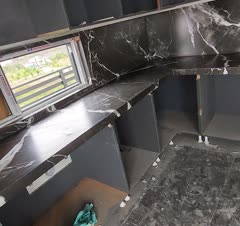 نصب اسلب سرامیک برای کانتر آشپزخونه