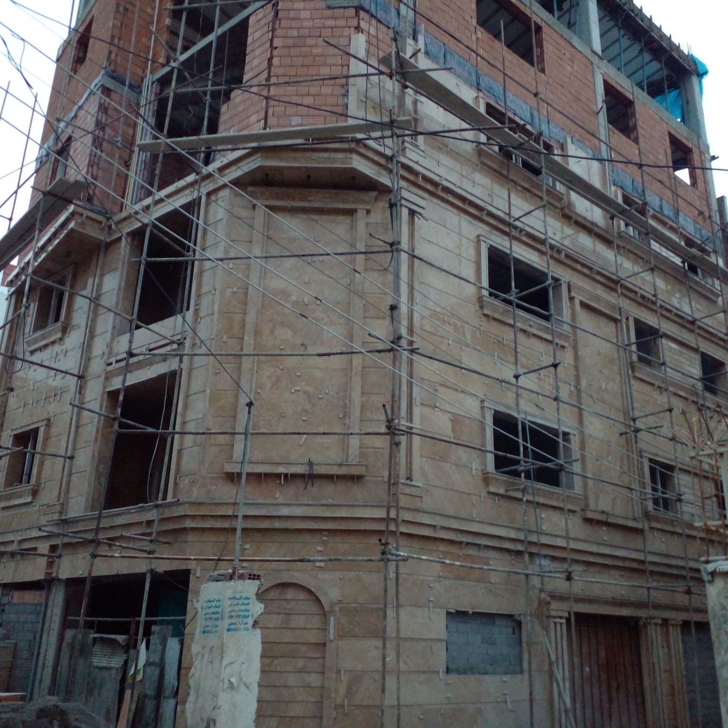 سنگکاری نمای ساختمان