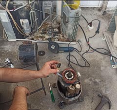 تعمیر کمپرسور انواع کولر گازی