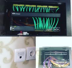 کار دوربین و شبکه با سویچ ، و هابز