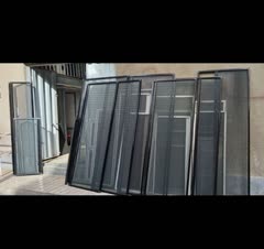 توری پلیسه تمام پولیسترنانوفایبرگلاس بارنگ طوسی مشکی