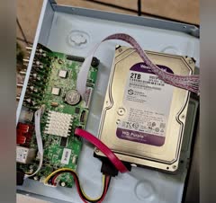 نصب هارد و دستگاه ضبط