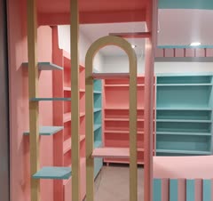 رنگ امیزی مغازه ام دی اف خام