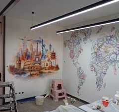 نصب کاغذ دیواری