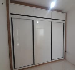 کمددیواری ریلی mdf هایگلاس