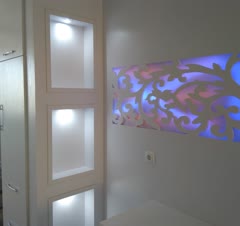 طراحی نور پشت طرح CNC