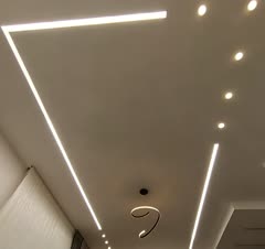 کناف کاری و اجرای لاین نوری