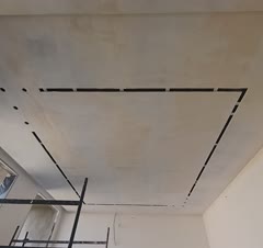 کناف کاری و اجرای لاین نوری