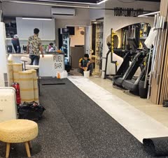 نصب گرانول کف باشگاه تناسب اندام