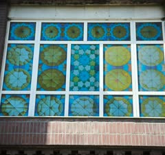 نمونه ساخته شده شیشه طرح دار