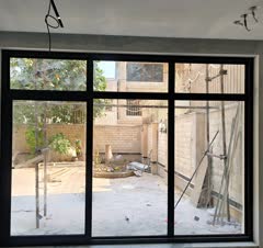 نصب درب ریلی دو رو لمینیت