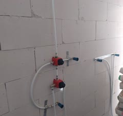 نصب شیر آلات توکار