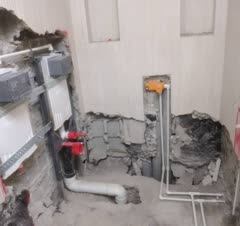 لوله کشی و نصب وال هنگ