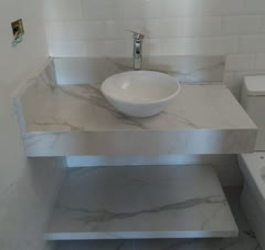 نصب شیر روشویی به همراه سنگ روشویی