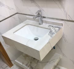 نصب کامل شیرآلات و نصب سنگ روشویی