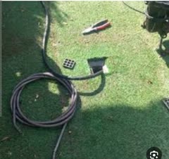 رفع گرفتگی حیاط