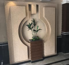 اجرای نمای داخلی با متریال استون