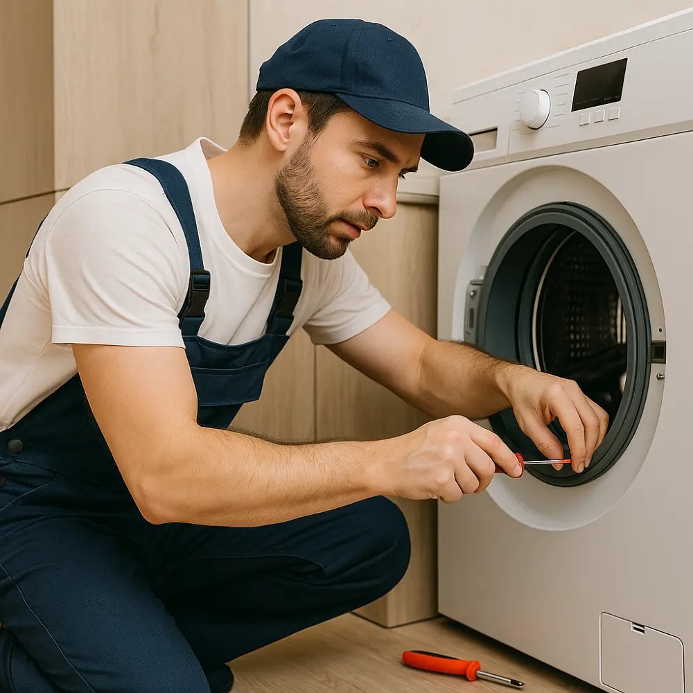 تعمیرات ماشین لباسشوئی ، تعویض قطعات ماشین لباسشویی ، نصب و راه اندازی ، تعویض شفت و سه نظام