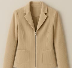 کت پاییزه مخمل کبریتی زنانه