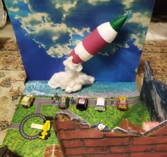 ماکت ساده دانش آموزی ☺️