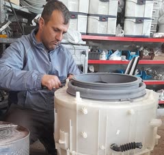 تعویض سه نظام‌ و بلبرینگ و کمک ماشين