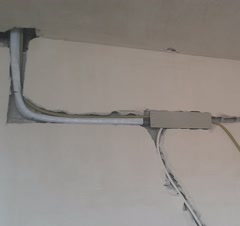 لوله گذاری توکار کولرگازی