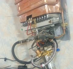 بستن پمپ زیر پکیجی جهت افزایش فشار اب گرم