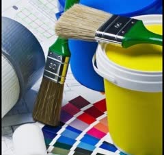 دکوراسیون داخلی نصب کاغذدیواری پرده نقاش ساختمان