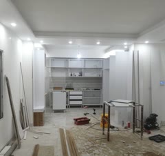 مدرن سفید و طرح چوب