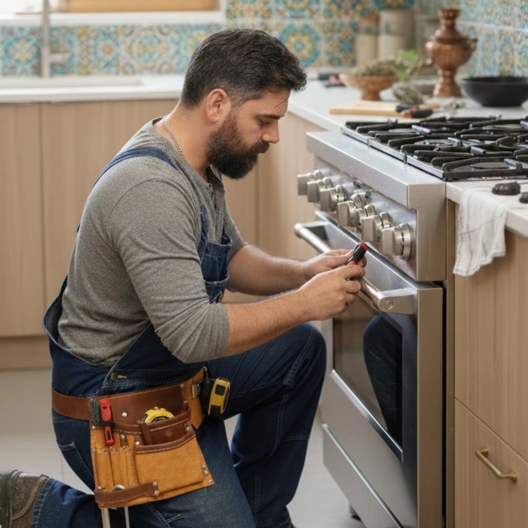 تعمیر انواع اجاق گاز رومیزی فردار و صنعتی