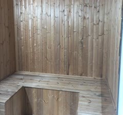 نصب و اجرای چوب ترموود برای سونا خشک