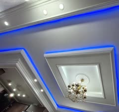 گچبری و گچ کاری سقف بدون رابیتس و میلگرد