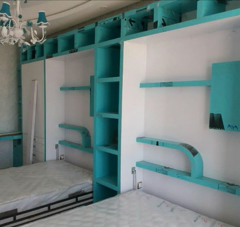 کمد دیواری و تخت تاشو